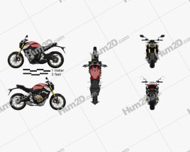 Honda CB650R 2019 Motorrad clipart