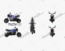 Honda Navi 2020 Moto clipart