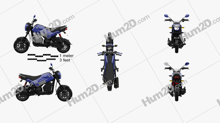 Honda Navi 2020 Motorcycle clipart
