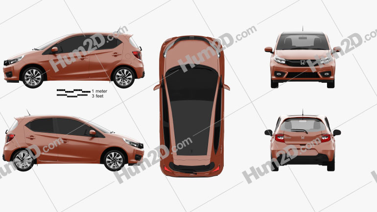 Honda Brio RS hatchback 2020 PNG Clipart