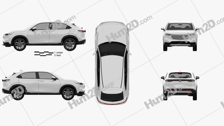 Honda ClipArt Images And Blueprints For Download In PNG PSD Hum2D