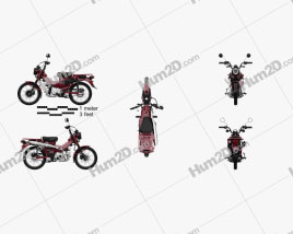 Honda CT125 2021 Moto clipart