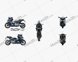 Honda Forza 750 2021 Motorcycle clipart