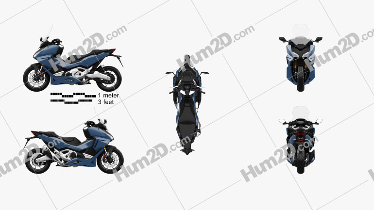 Honda Forza 750 2021 Motorrad clipart