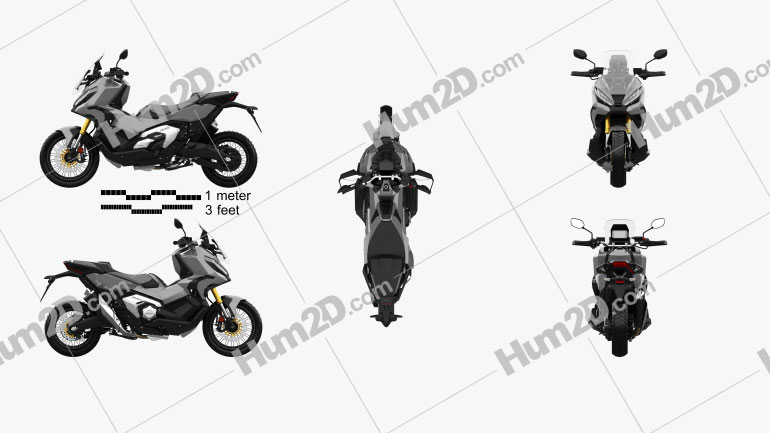 Honda X Adv 750 21 Clipart And Blueprint Download Vehicles Clip Art Images In Png Psd