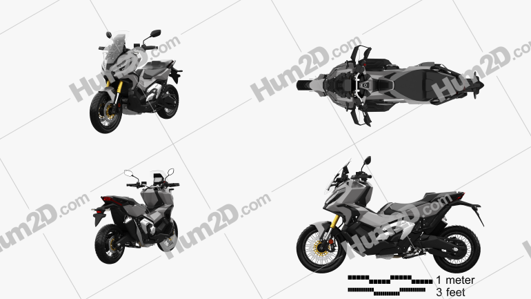 Honda X-ADV 750 2021 PNG Clipart