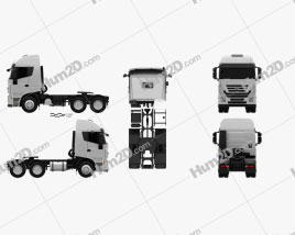 Hongyan Genlyon 380 Sattelzug 2009 clipart