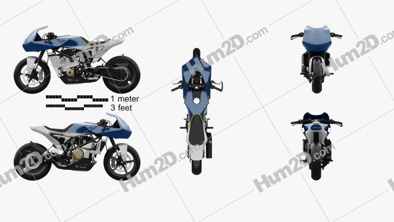 Husqvarna Vitpilen 701 aero 2019 Blueprint