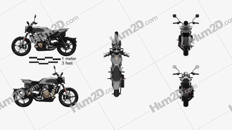 Husqvarna Svartpilen 701 2019 Moto clipart