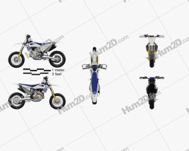 Husqvarna FS 450 2020 Moto clipart