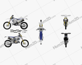 Husqvarna TE250i 2020 Motorcycle clipart