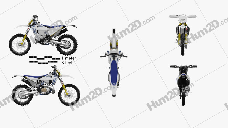 Husqvarna TE250i 2020 Moto clipart