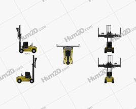 Hyster H10-12XM-12EC 2015 clipart