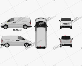 Hyundai H1 iLoad 2010 clipart