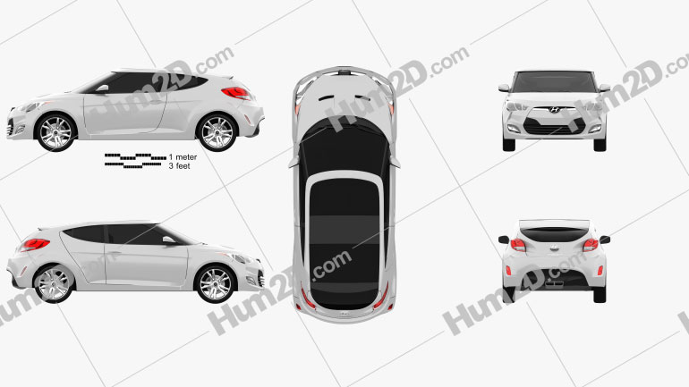 Hyundai Veloster 2012 PNG Clipart
