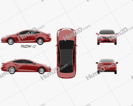 Hyundai Grandeur (HG) 2012 car clipart