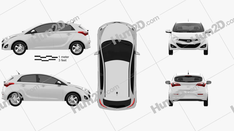 Hyundai HB20 2013 car clipart