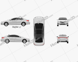 Hyundai Azera 2012 car clipart