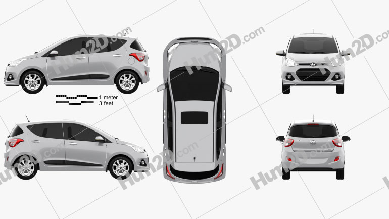 Hyundai I10 14 Clipart Download Vehicles Clipart Images And Blueprints In Png Psd