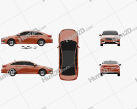 Hyundai Sonata (US) 2015 car clipart