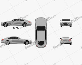Hyundai Vision G 2015 car clipart