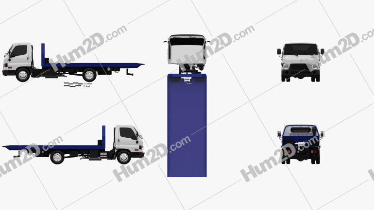 Hyundai HD65 Tow Truck 2012 PNG Clipart