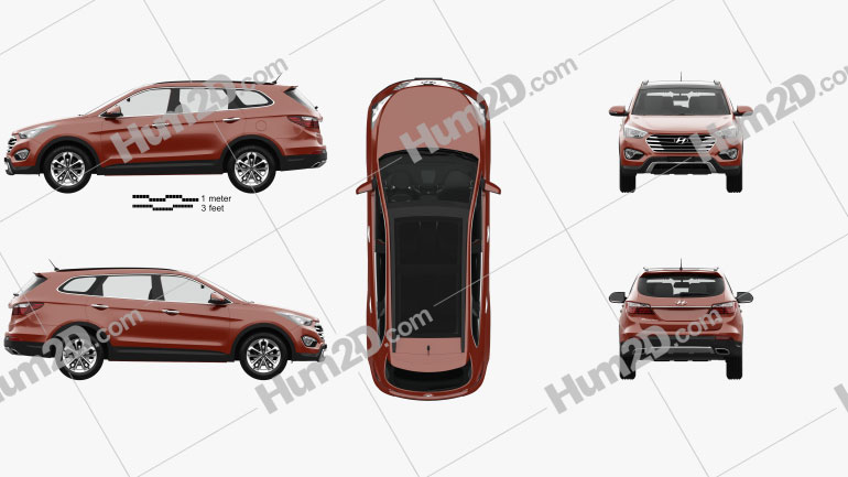 Hyundai Maxcruz with HQ interior 2014 car clipart