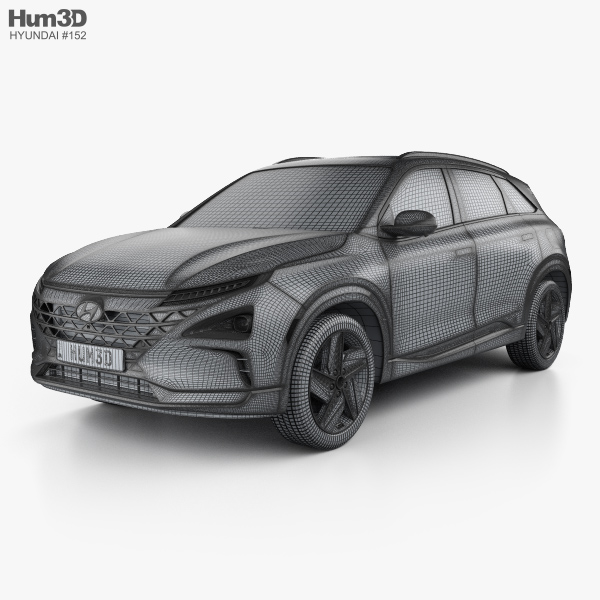 Hyundai Nexo 2020 car clipart