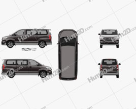 Hyundai Grand Starex 2018 clipart