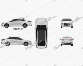 Hyundai Mistra 2017 car clipart