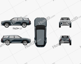 Hyundai HDC-2 Grandmaster SUV 2018 car clipart