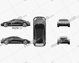 Hyundai Prophecy 2020 car clipart