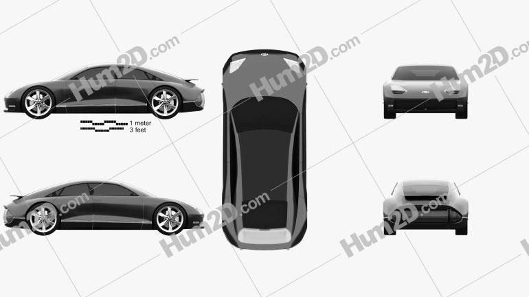 Hyundai Prophecy 2020 car clipart