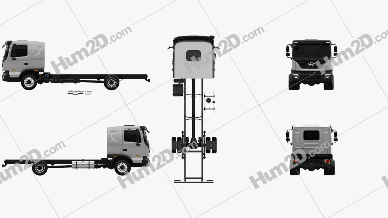 Hyundai Pavise Chassis Truck 2019 PNG Clipart