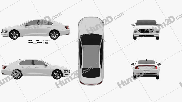 Hyundai Mistra 2020 car clipart