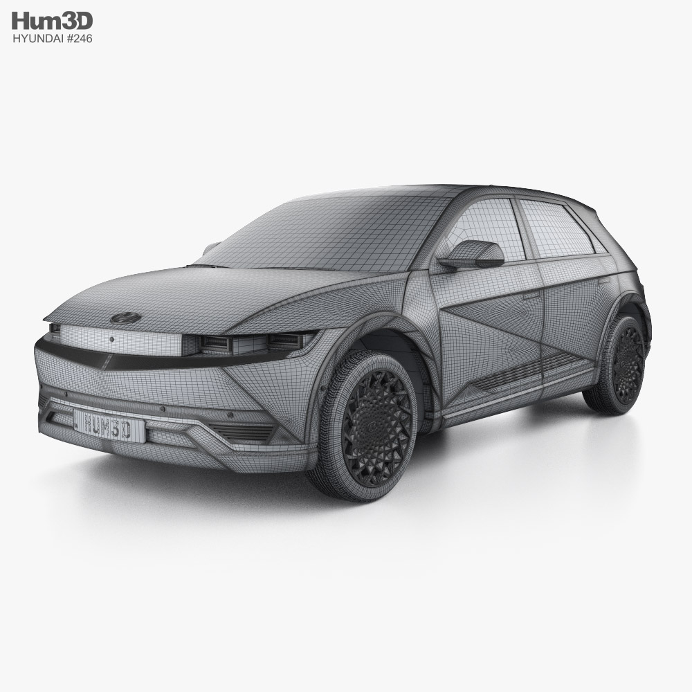 Hyundai Ioniq 5 2024 car clipart