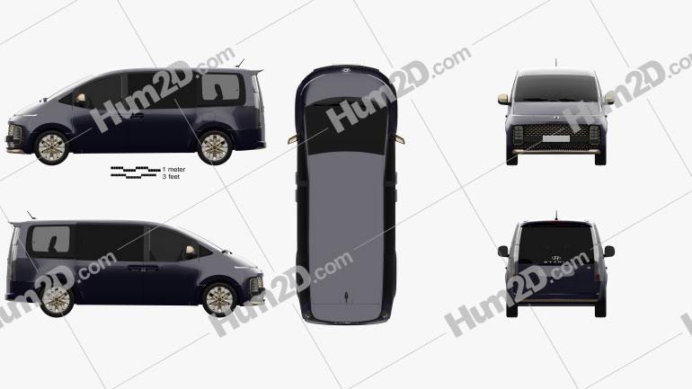 Hyundai Staria Premium 2021 clipart