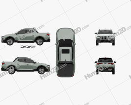 230_Hyundai_Santa_Cruz_2022 car clipart