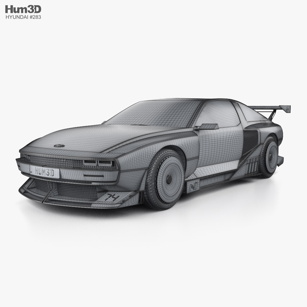 Hyundai N Vision 74 2024 car clipart