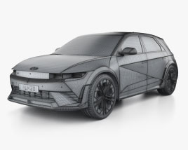 Hyundai Ioniq 5 N 2024 car clipart