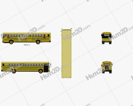IC RE Schulbus 2008 clipart