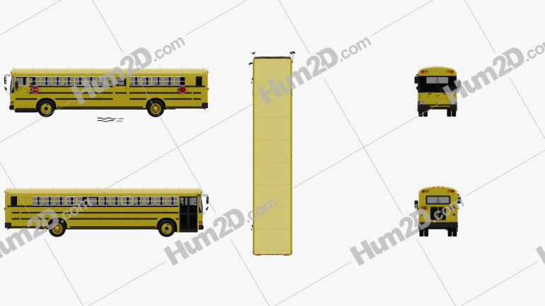 IC RE Schulbus 2008 clipart