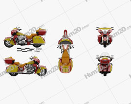 Indian Roadmaster 2015 Motorcycle clipart