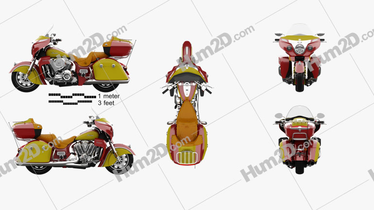 Indian Roadmaster 2015 Motorrad clipart