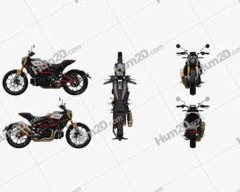 Indian FTR 1200 S 2020 Moto clipart