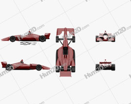 Indycar Short Oval 2018 car clipart