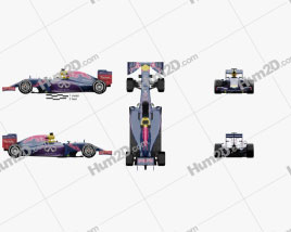 Infiniti RB11 F1 2015 car clipart