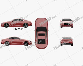 Infiniti Q60 S 2017 car clipart