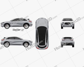 Infiniti QX Sport Inspiration 2016 car clipart