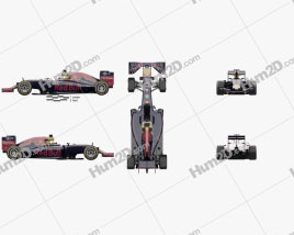 Infiniti RB12 F1 2016 car clipart